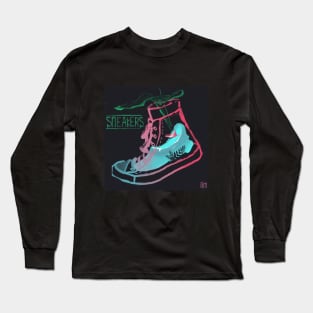 Ocean Sneakers Long Sleeve T-Shirt